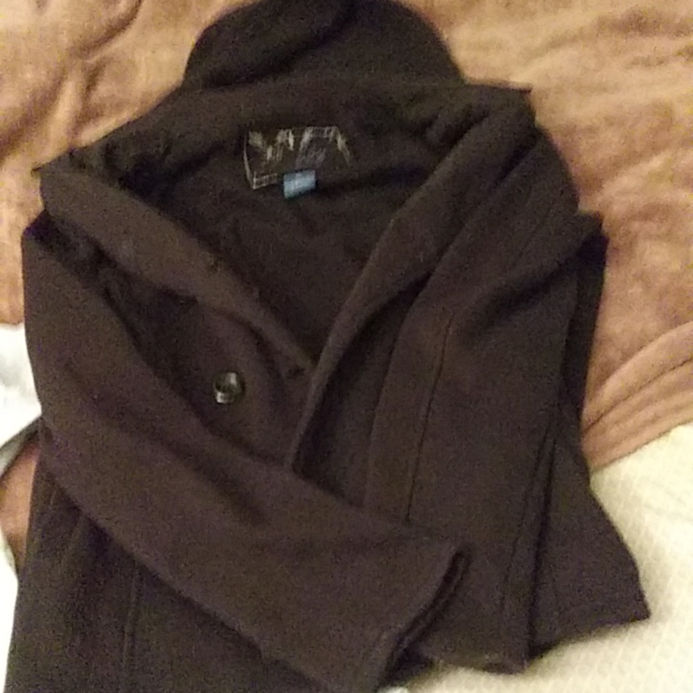 Black Fitted light weight jacket